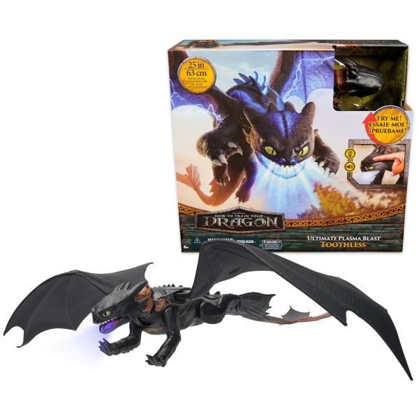 HOW TO TRAIN YOUR DRAGON Personaggio Action Figure (con luci e suoni) cm In box (cm)…x2